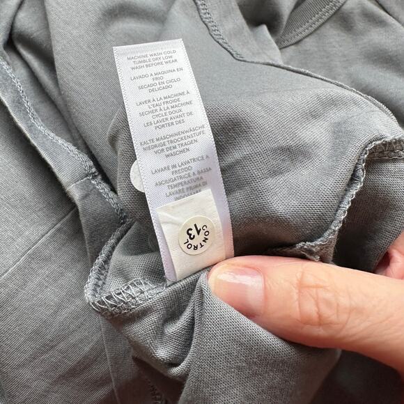 Alternative Earth Ocean Gray Raglan Sleeve Round Neck Henley Tee XL - Picture 12 of 14